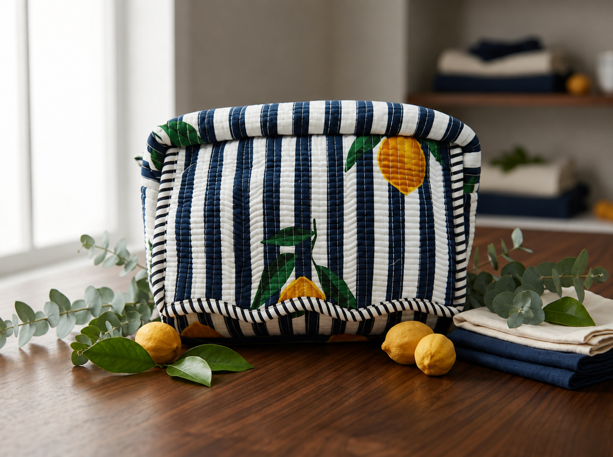 Scallop Quilted Pouch