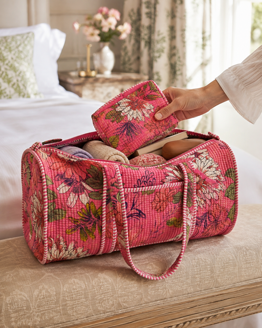 Rose Garden Duffle Bag