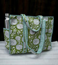 Olive Blossom Medium Tote Bag