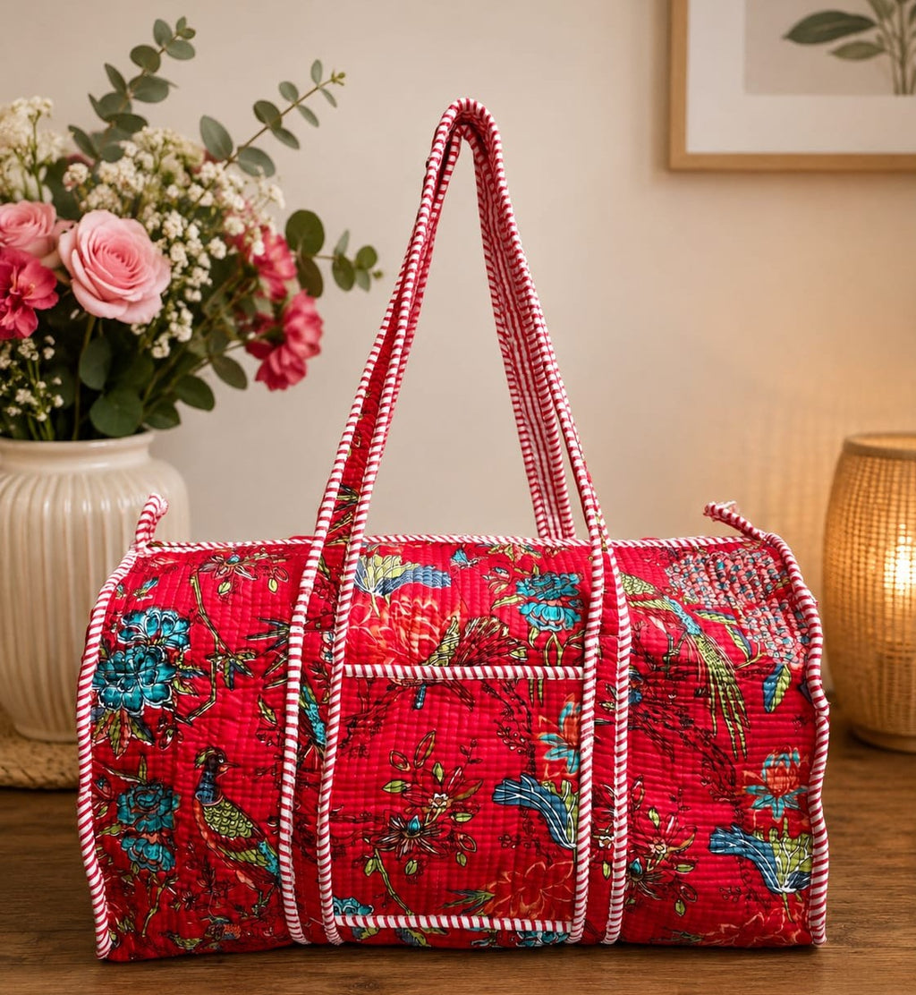 Scarlet Aviary Duffle Bag